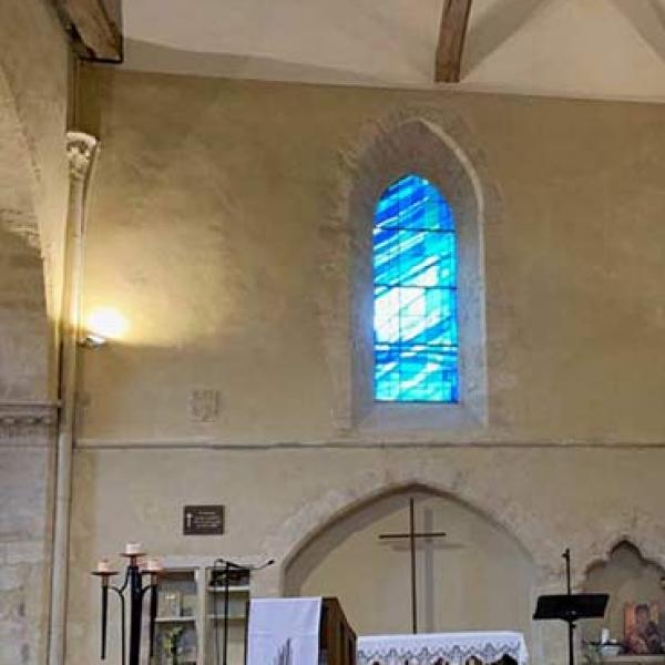Installation d’éclairage Led dans une église 